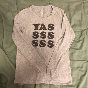 Aerie YASSSSSSS Long-Sleeved Top